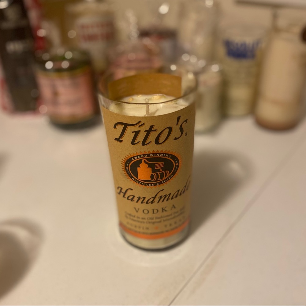 Tito’s Vodka Candle